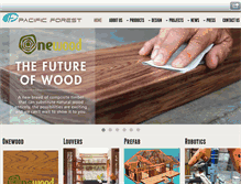 Tablet Screenshot of pacificforest.com.sg