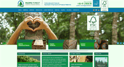 Desktop Screenshot of pacificforest.cl