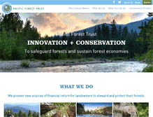 Tablet Screenshot of pacificforest.org